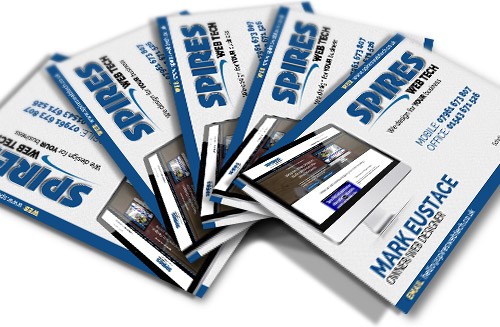 Professional design services – need some business cards for your business? Get in touch with Spires Web Tech