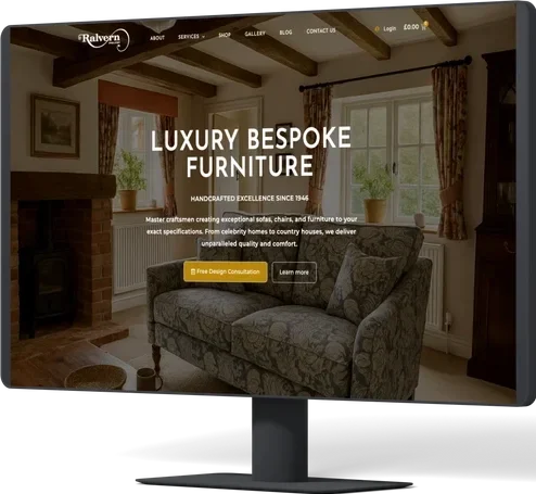 ralvern upholstery desktop capture spires web tech case study