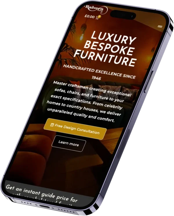 ralvern upholstery mobile capture spires web tech case study