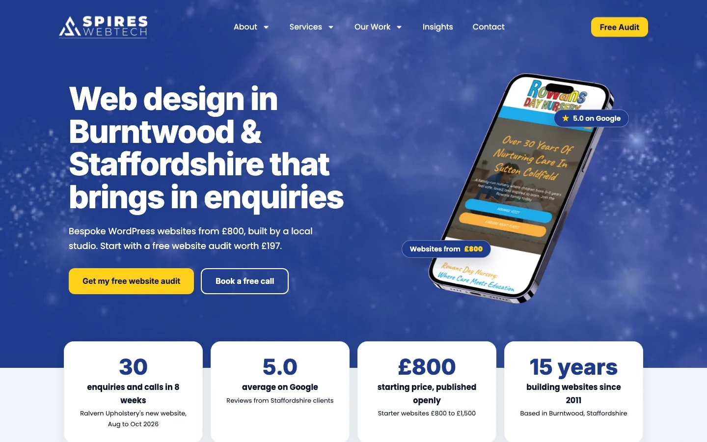 Insights Our new website: what is new at Spires Web Tech